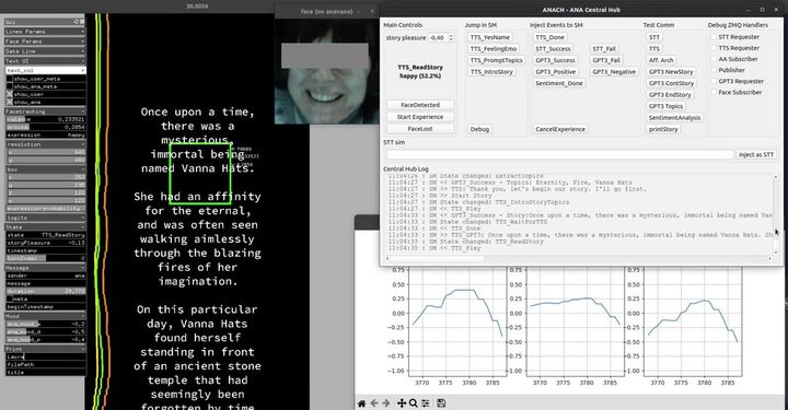 Screenshot of the ANA system.