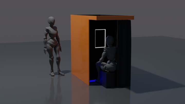 Render of ANA in Blender